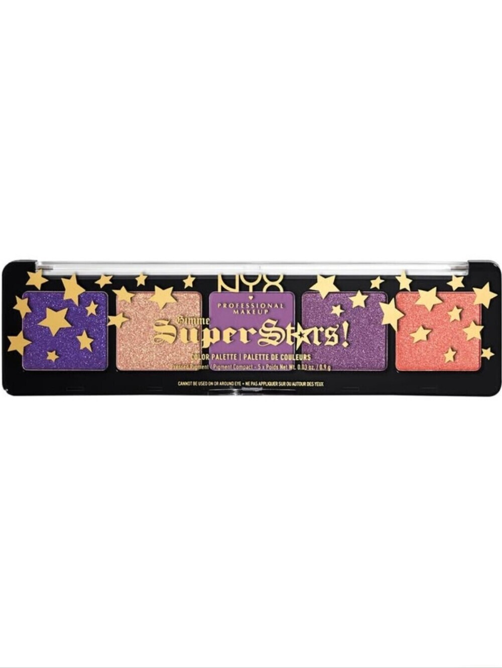 NYX Cosmetics 5-pan Gimme Super Stars Color Palette